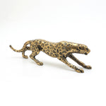 Decorative Jaguar Sculpture-Animal Figurine-18x3x6"