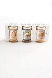 3, 3oz Whipped Sampler Cream Wrap:H3WCHOC,H3WORG,H3WCINN