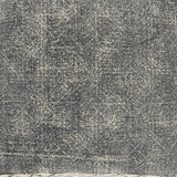 Willy Bordered Modern Rustic Throw Pillow, Gray/White