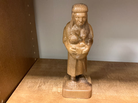 Wooden statue