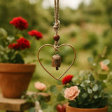 Air Element Heart Bell Wind Chime - Handmade