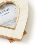 Mukhendu Heart 3x3 Cream Picture Frame - Handmade