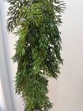 36" Faux Juniper Hanging Bush