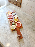 Wood Board With Braided Handle & Tie
