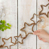 5 ft Chain Grapevine Twig Garland  - Select Stars or Hearts