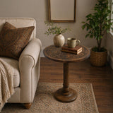 22 Inch Side End Table |Round Top
