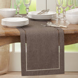 Laser-Cut Hemstitch Runner