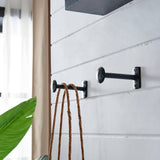 Black Cast Iron Nail Head Wall Hooks