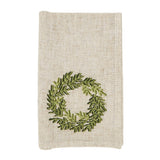 Festive Wreath Embroidered Napkin (Set of 4)
