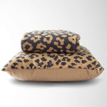 Ruby Leopard Cotton Knit Pillow Cover –Soft, Stylish, Animal