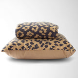 Ruby Leopard Cotton Knit Pillow Cover –Soft, Stylish, Animal