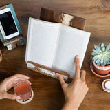 Puri Beach Book Stand Tablet Holder,Reclaimed Wood,Assorted