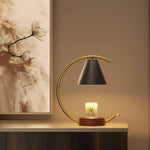 Dimmable Candle Warmer Lamp Candle Holder LED Arc Table Lamp
