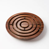 Classic Labyrinth Game - Hand Carved Wood