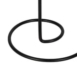 Taper Candle Holder 2-Taper - Black Iron Swirly, 8 in.