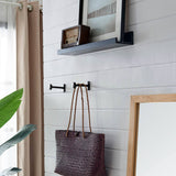Black Cast Iron Nail Head Wall Hooks