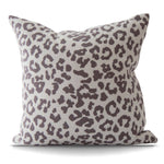 Ruby Leopard Cotton Knit Pillow Cover –Soft, Stylish, Animal