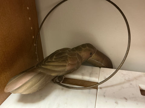 Copper handmade bird