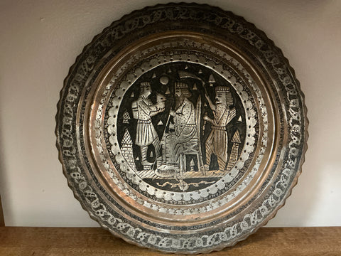 Metal plate art