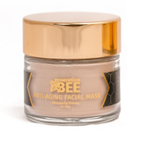 Natural Clay Powder Anti-Aging Facial Mask - 2 oz Glass Jar