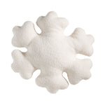 Frosted Elegance Snowflake Poly-Filled Throw Pillow