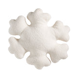 Frosted Elegance Snowflake Poly-Filled Throw Pillow