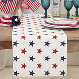 Americana Stars Table Runner – Patriotic Star Pattern