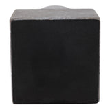 Taper Holder - Beige/White Marble Ball on Cube, 7 in.