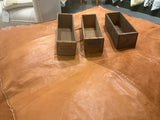 Small wood boxes