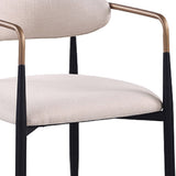 Nean Dining Side Chair Set of 2, Arms, Cushions