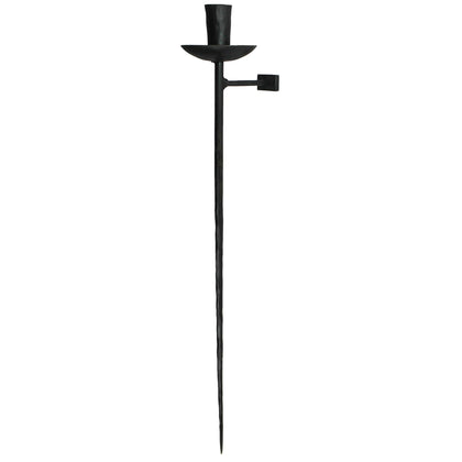 Blackwell Taper Sconce, Forged Iron.  Taper