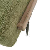 Classic Cocktail Ottoman with Slide Tray, Green