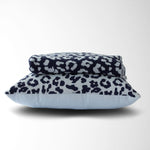 Ruby Leopard Cotton Knit Pillow Cover –Soft, Stylish, Animal