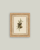 Bell with Pine Framed Antique Art