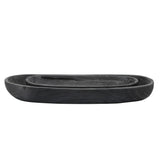 Black wooden bowls 2 sizes