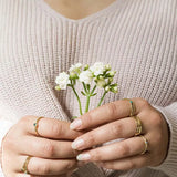 Dhera Assorted Semi-Precious Stone Stacking Rings