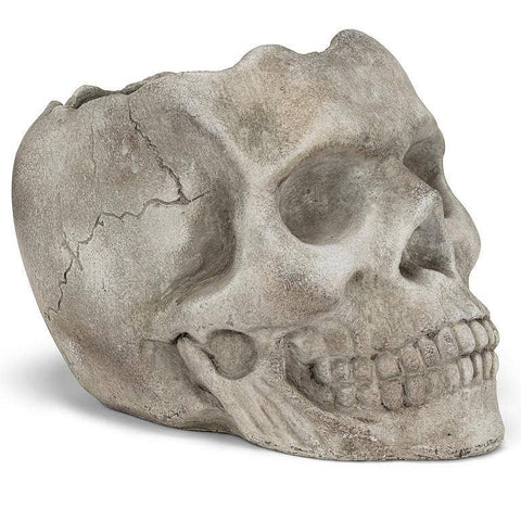 Extra Large Skull Planter-10"L