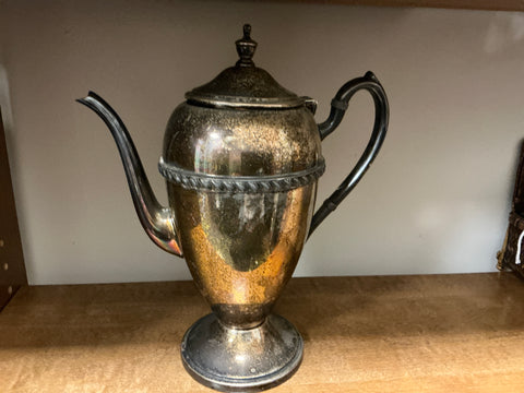 Silver & Copper tea pot