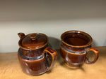 Brown Tea set