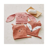 SALE Fox Waffle Weave Bath Mitt - Burnt Sienna