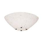 White 10 in. Artisanal Terracotta Bowl