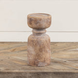 8.75" TERRACOTTA PILLAR CANDLE HOLDER