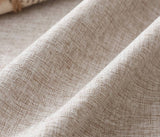 Natural Scalloped Border Wrinkle-Free Tablecloth