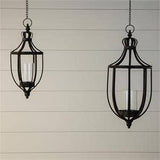 Metal Decorative Hanging Lanterns (Set Of 02)