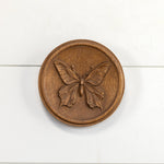 BUTTERFLY WOOD WALL PLAQUE
