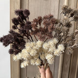 12''T Faux Echinops Globe Thistles Bunch, Autumn Fillers