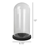 Nell Dome with Wood Base - Lrg