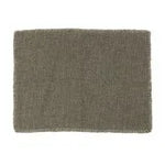Woven Cotton Blend Placemat w/ Metallic Thread & Fringe
