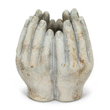 Sm Tall Hands Planter-7"H