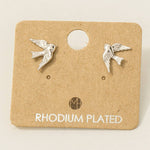 Mini Bird Stud Earrings